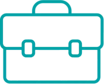 Front shot of a briefcase...