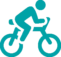 Person on a bicycle...