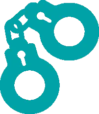 A pair of handcuffs...